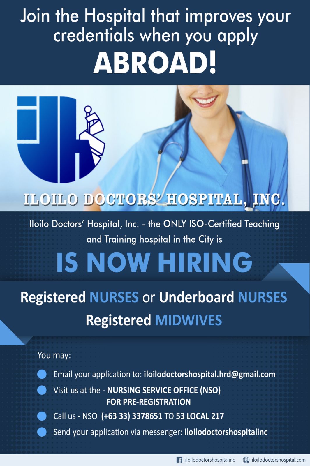 Careers ILOILO DOCTORS HOSPITAL, INC